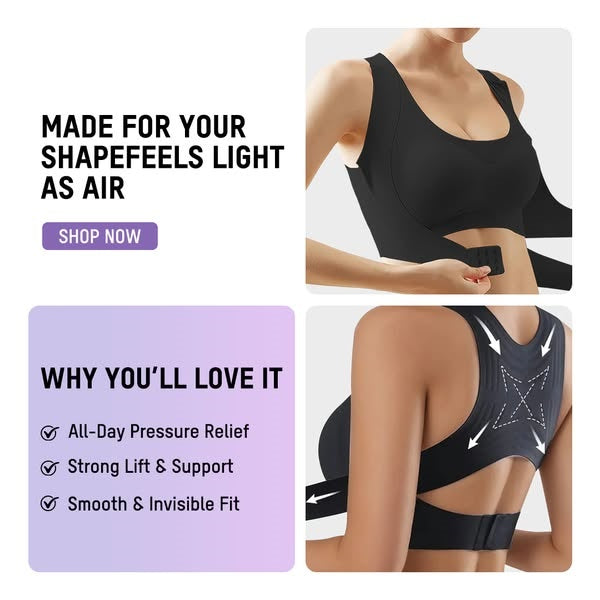💕Comfort Fit Posture-Perfect Wireless Bra