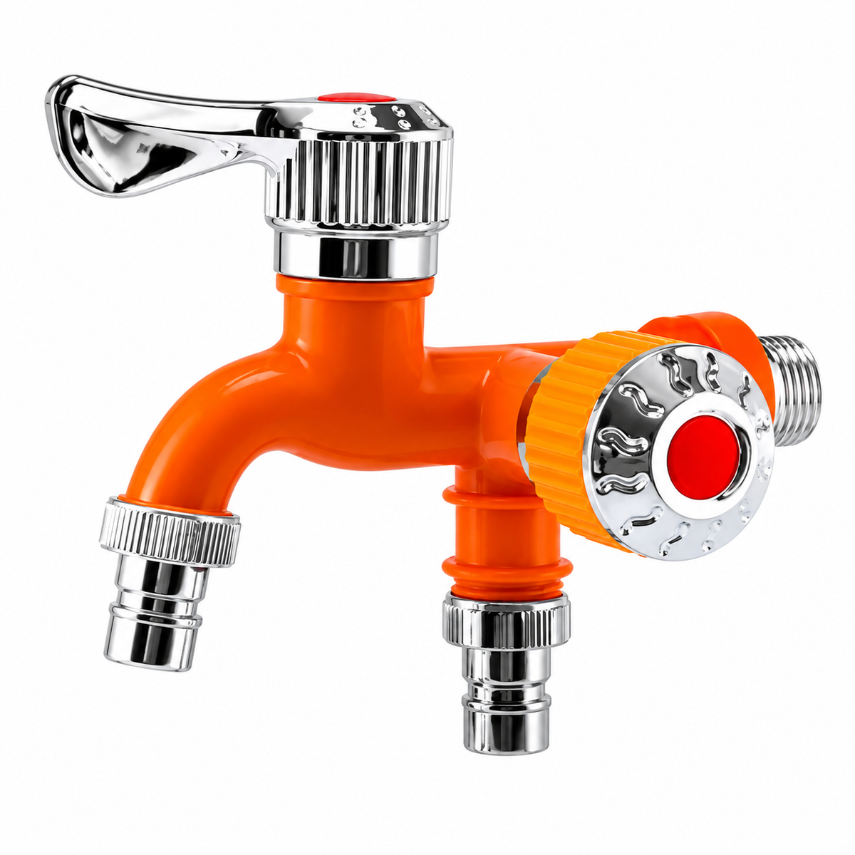 ⏳ LAST DAY: 50% OFF 🔥Universal Anti-Freeze Dual Outlet Faucet – 1 In 2 Out Water Tap