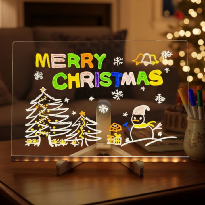 LED Colorful Glow Drawing Board