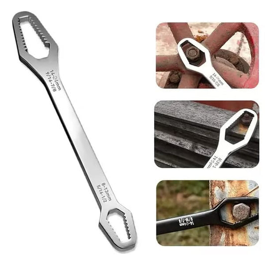 🔧Double-Ended Torx Wrench, Universal Automotive Torx Wrench 8-24mm Self-Tightening