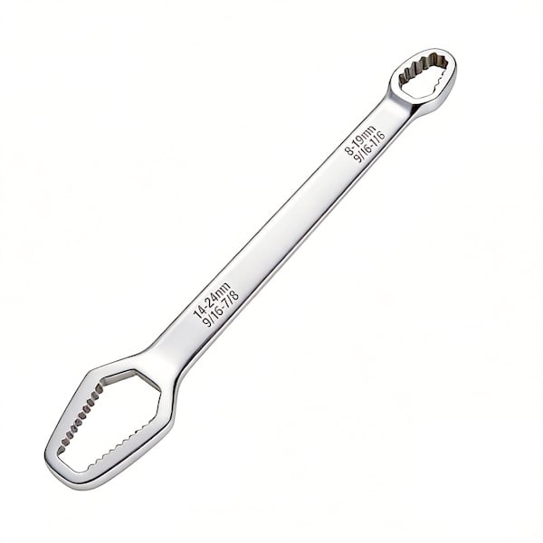 🔧Double-Ended Torx Wrench, Universal Automotive Torx Wrench 8-24mm Self-Tightening