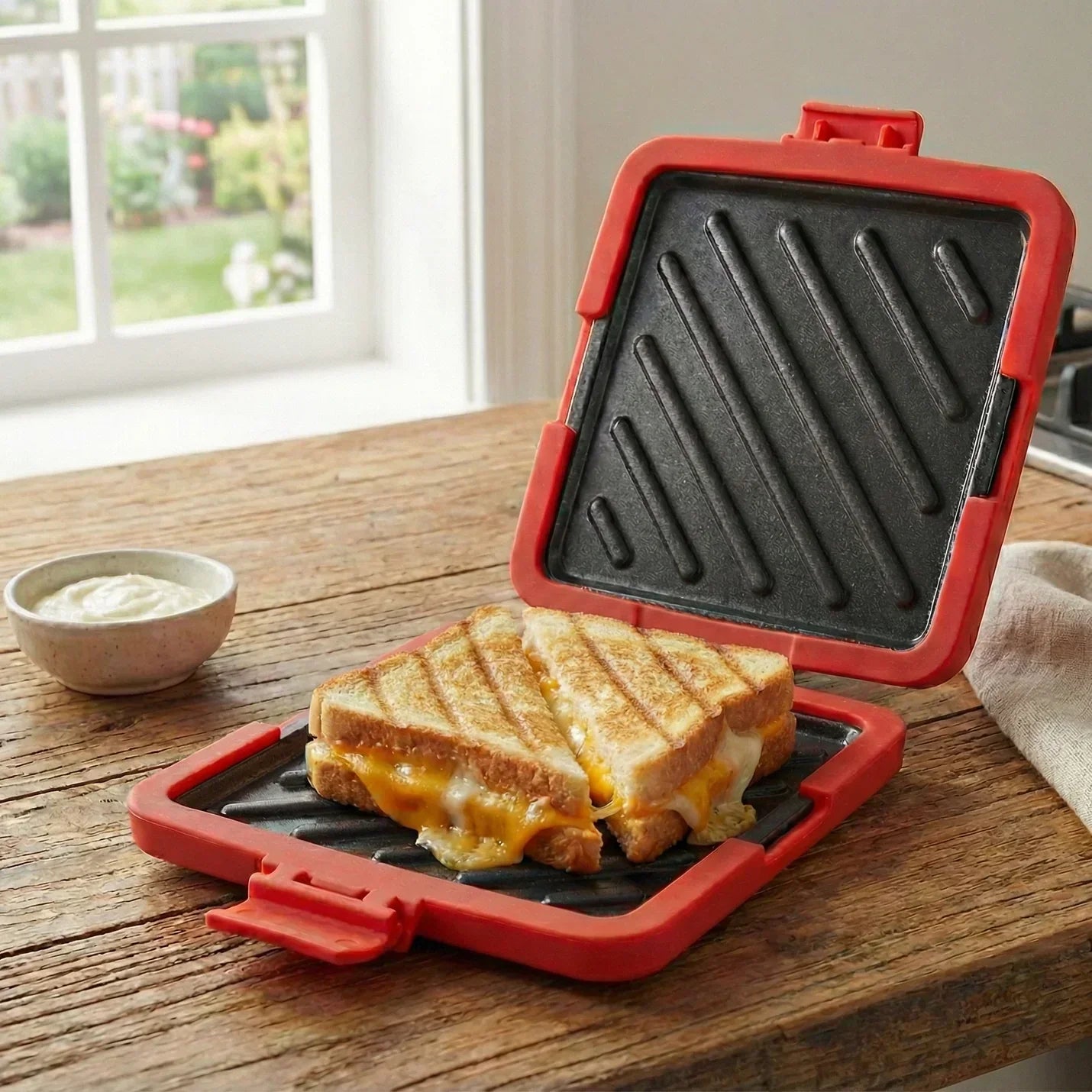 🔥2026 New Arrivals: 50% Off for a Limited Time!🔥Microwave Toaster & Sandwich Maker For Fast Cooking