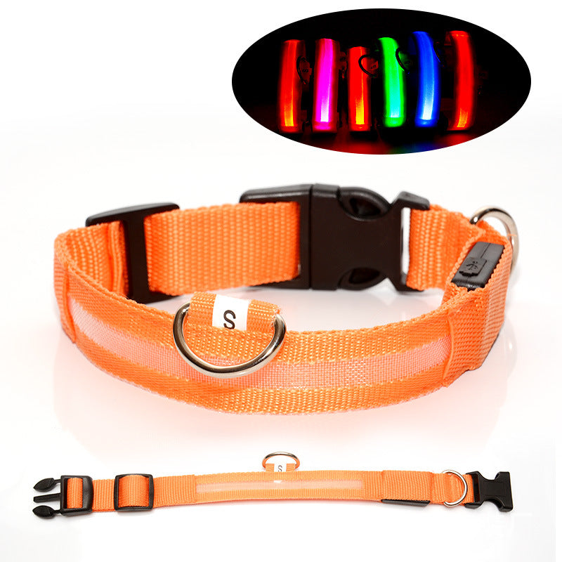 High-Brightness LED Dog Collar – Durable & Rechargeable