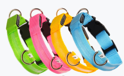 High-Brightness LED Dog Collar – Durable & Rechargeable