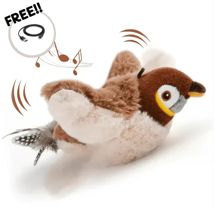 🔥Last Day 49% OFF - 🐾Interactive Chirping Bird Cat Toy