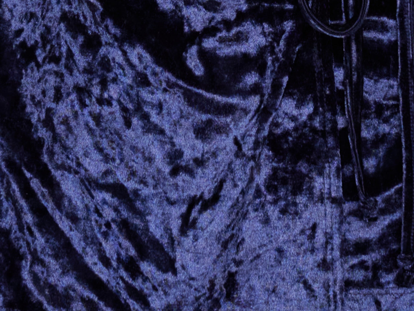 Solid Crushed Velvet Surplice Front Top