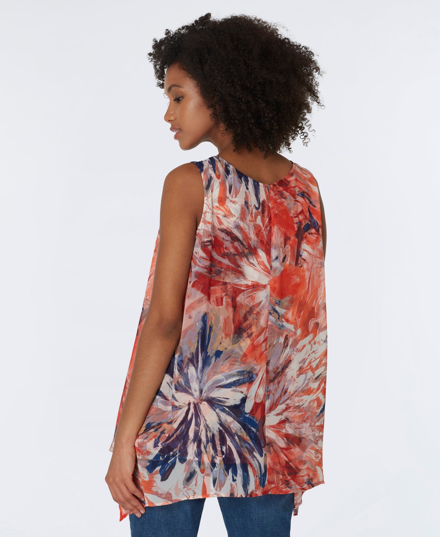 Sleeveless Fly Away Chiffon Top